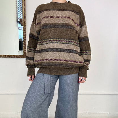 vintage nautica wool knitted jumper