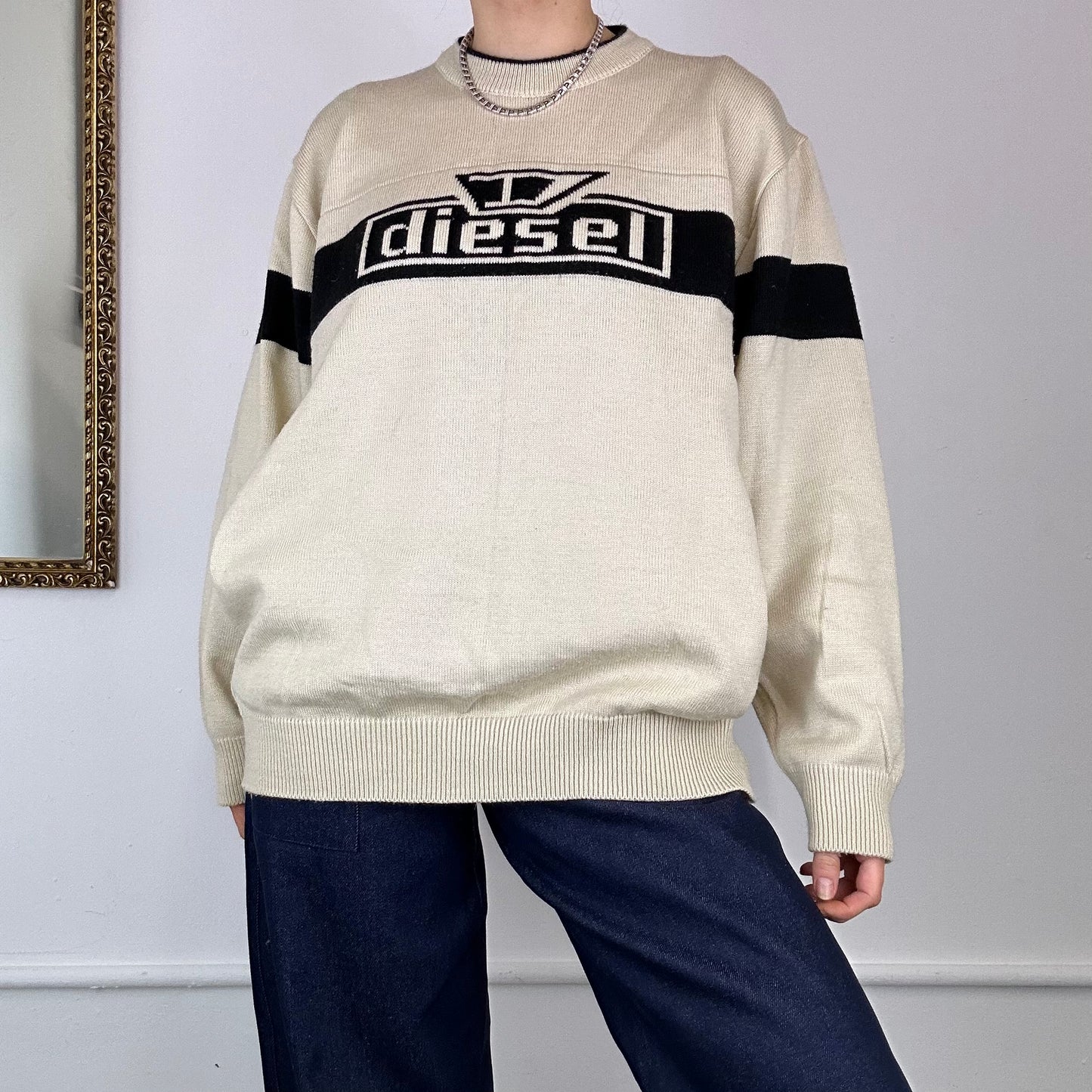 vintage diesel knitted jumper