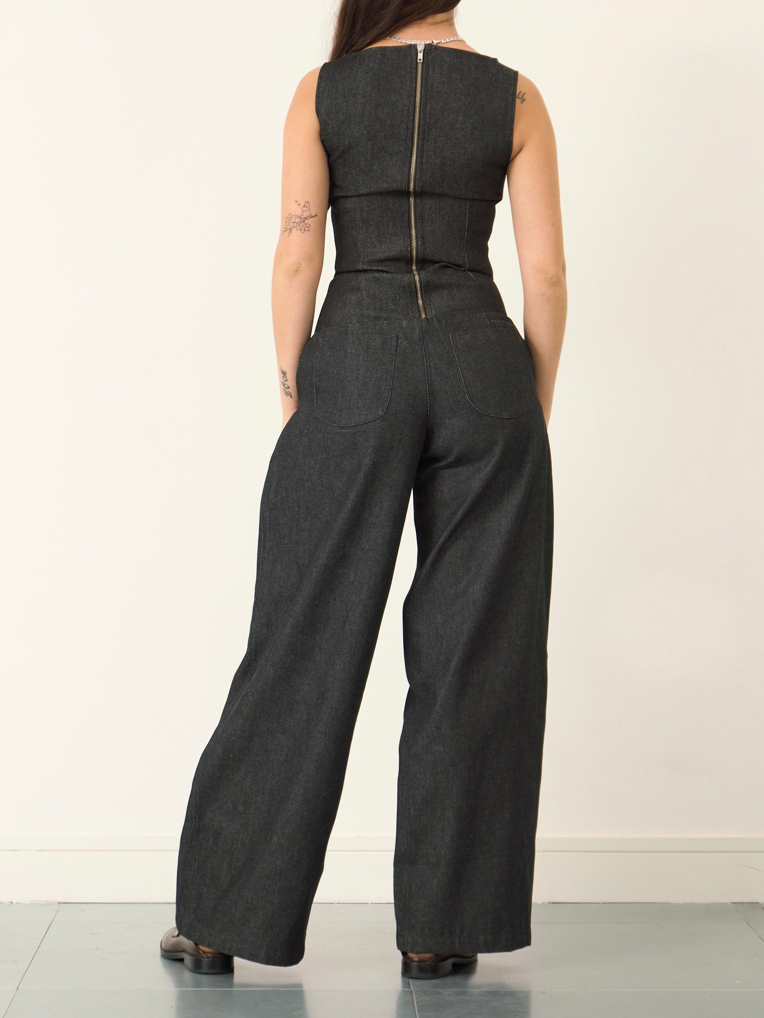 tommy jean - dark grey denim