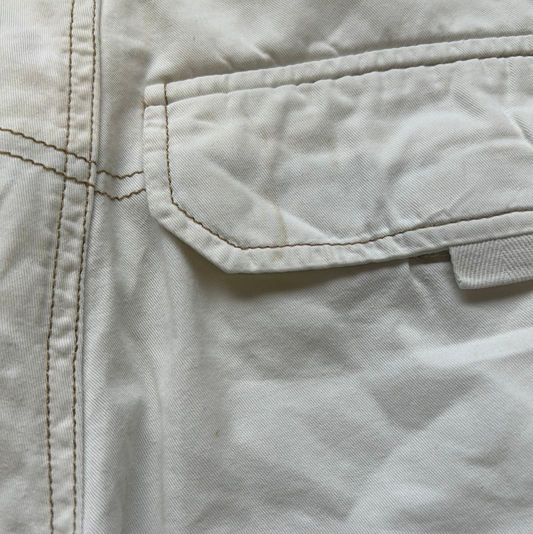 off white cargo shorts by diesel