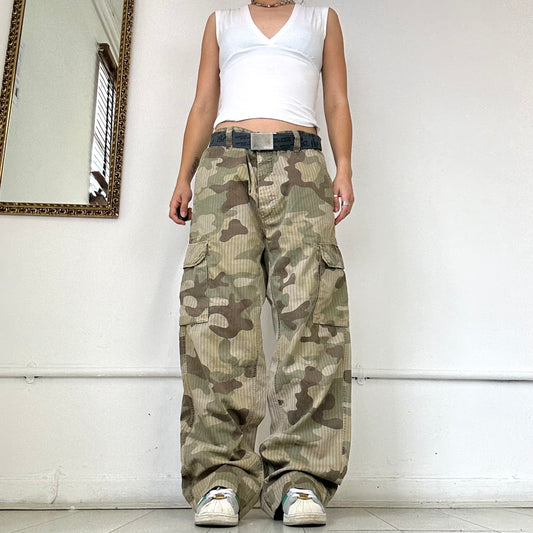 GAS baggy camo cargo trousers