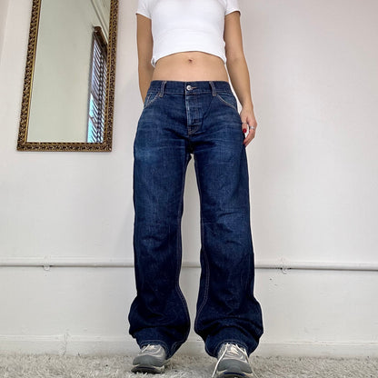 vintage prada straight leg jeans