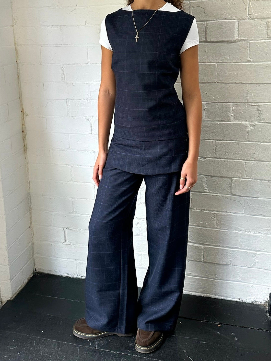 shay trouser - navy wool