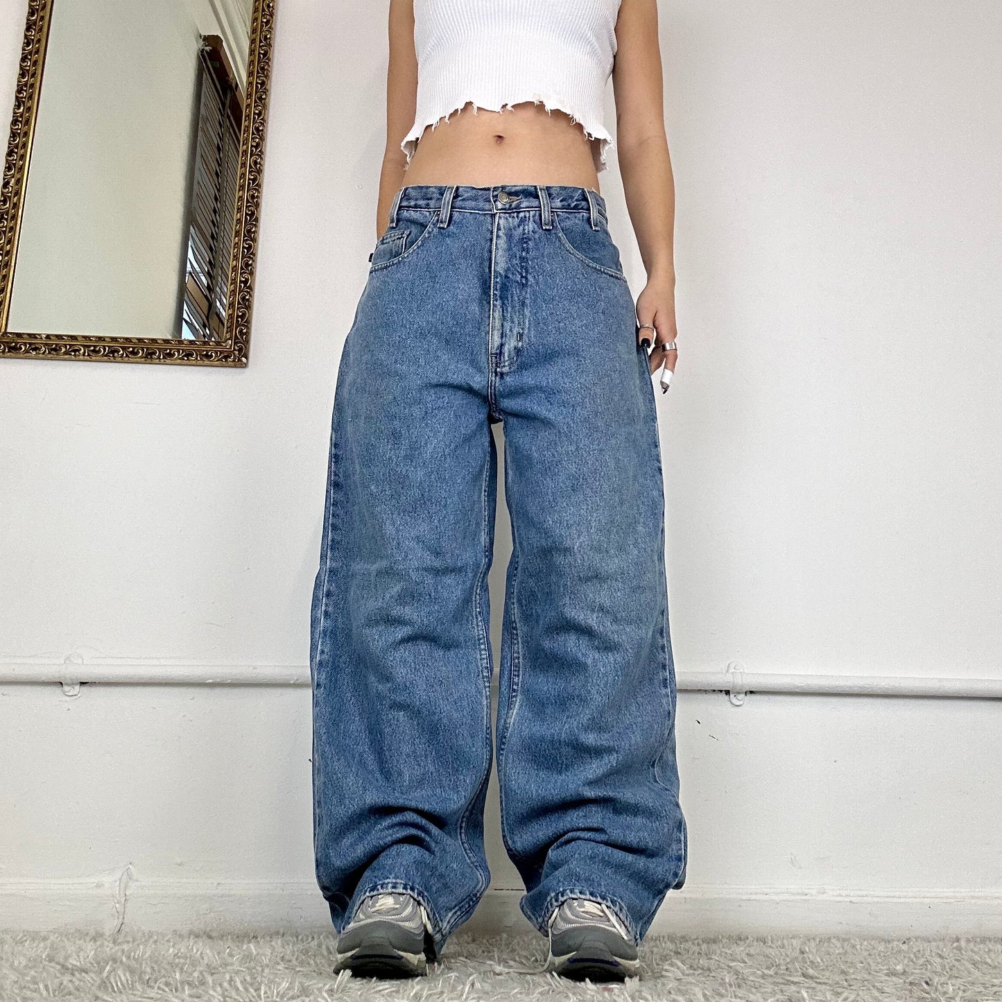 90's baggy jeans by bugle boy