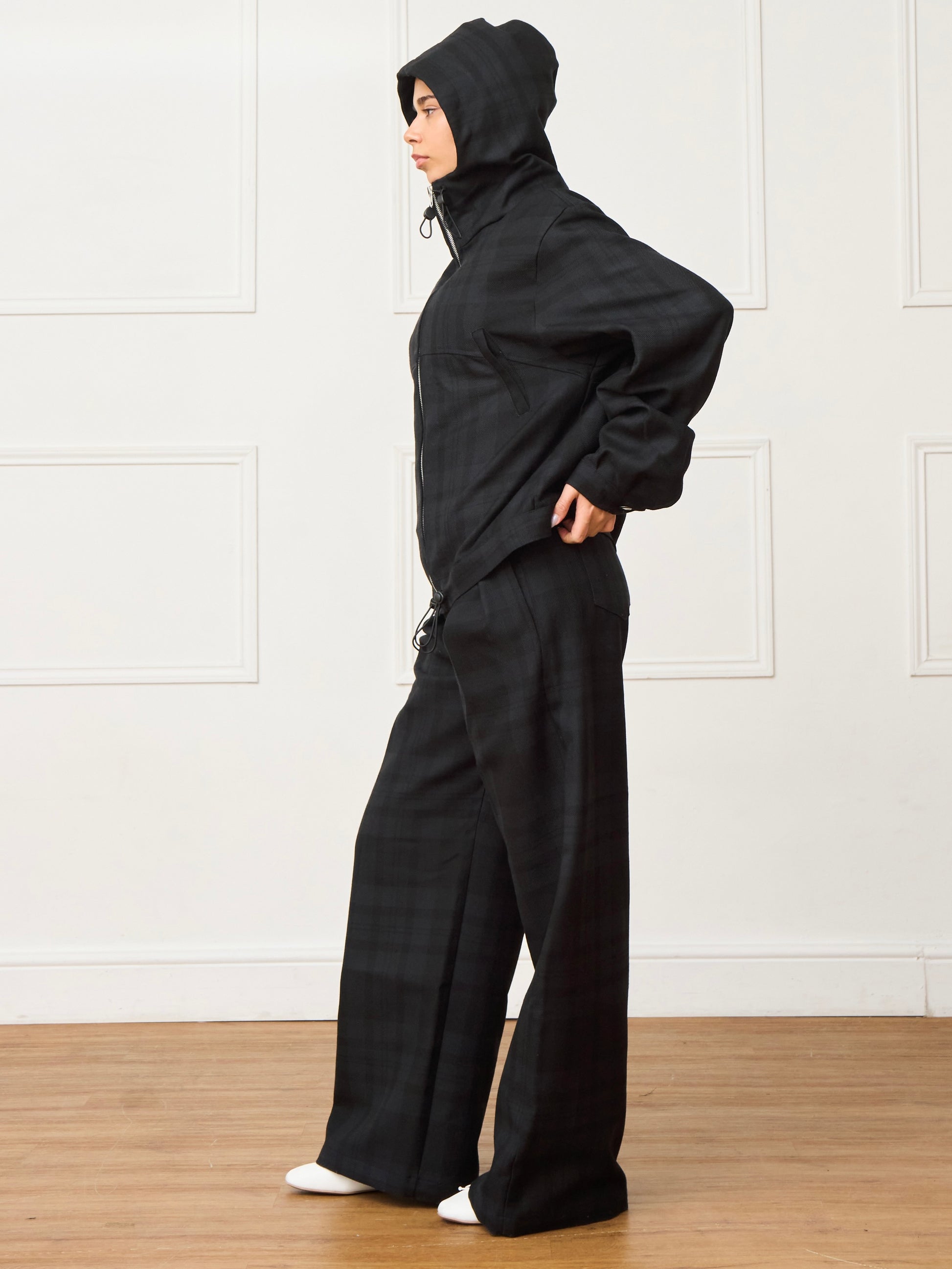 jamie jacket - black wool