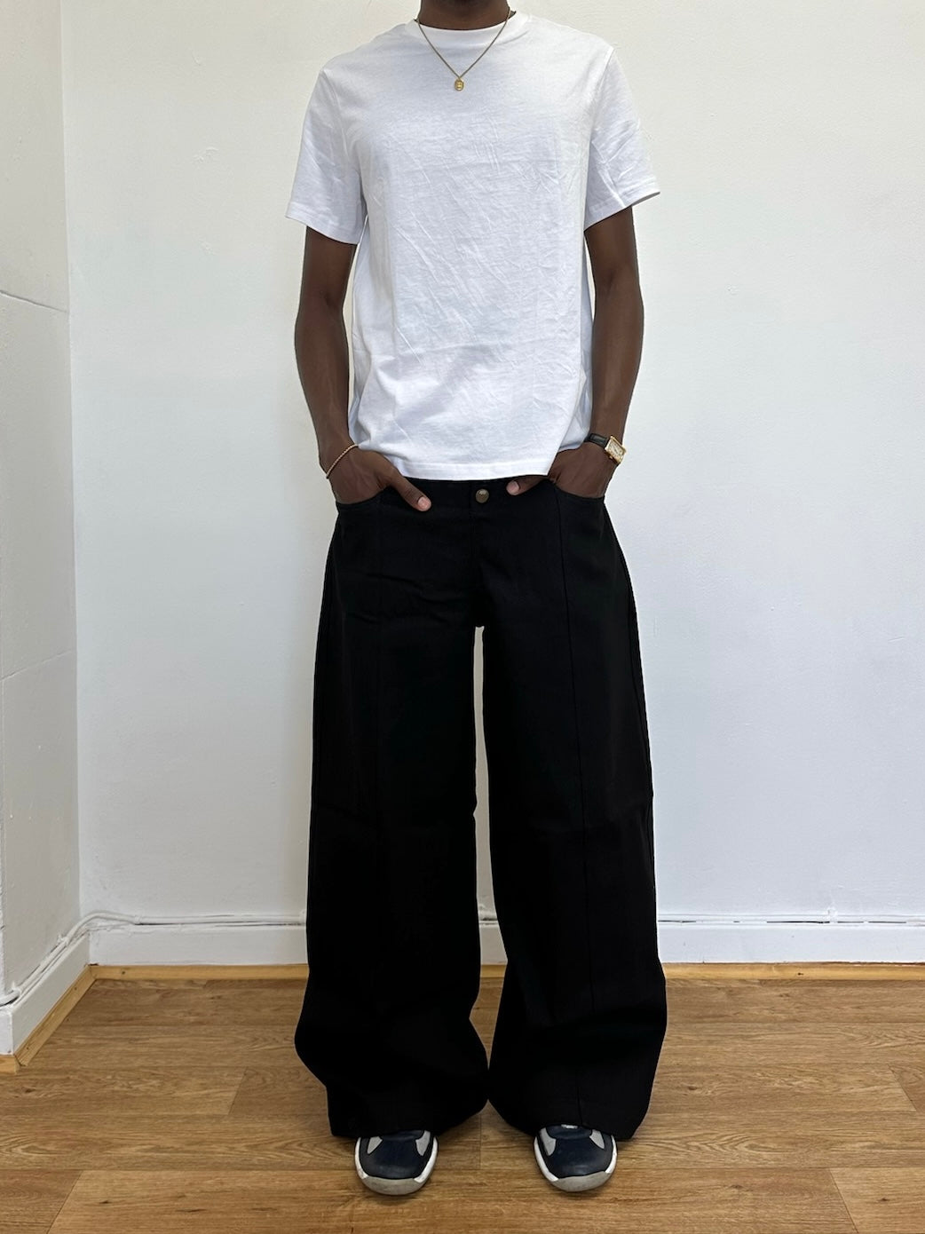 skater jean - black denim