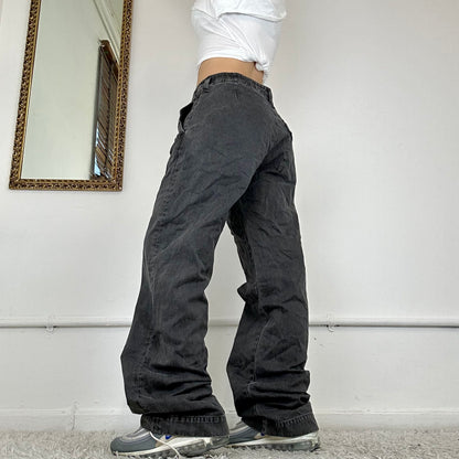 wide leg diesel cargo jeans