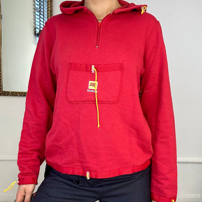 2000's red essenza hoodie