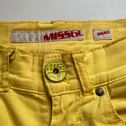 miss sixty yellow capris