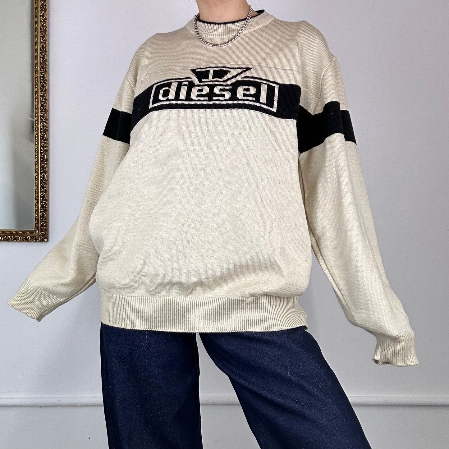 vintage diesel knitted jumper