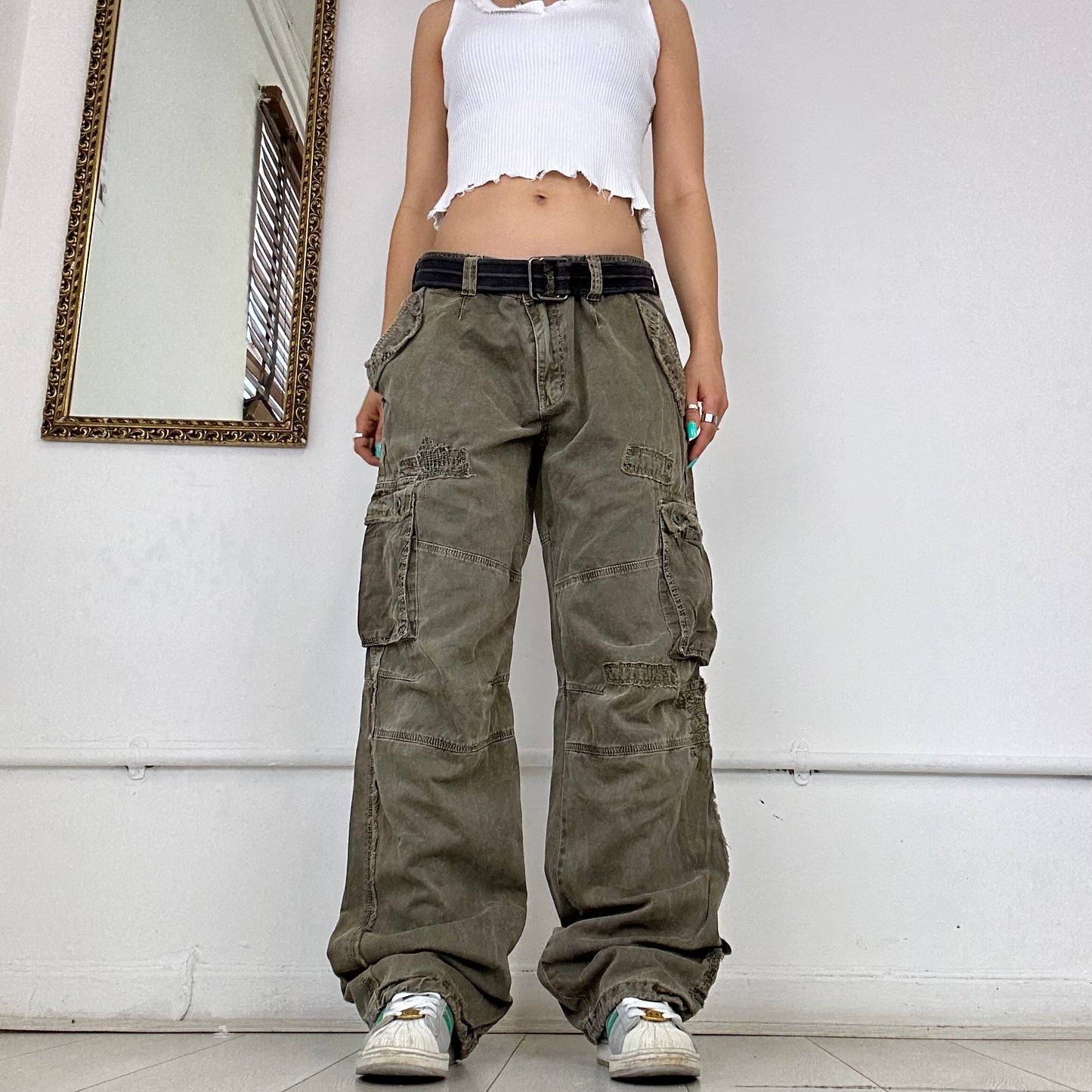 vintage baggy cargo trousers