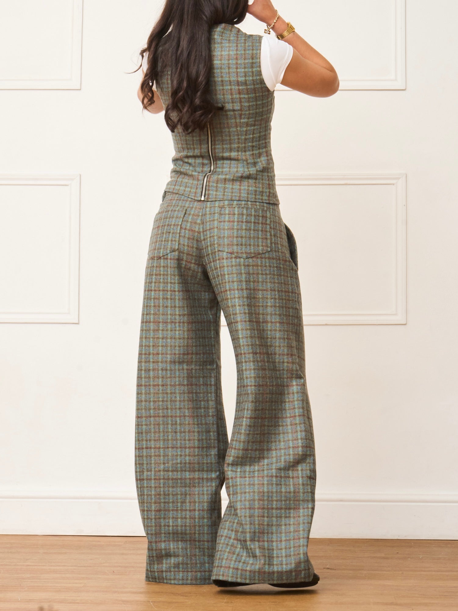 parker trouser - cedar wool