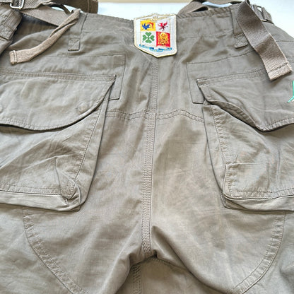 00's khaki cargo trousers