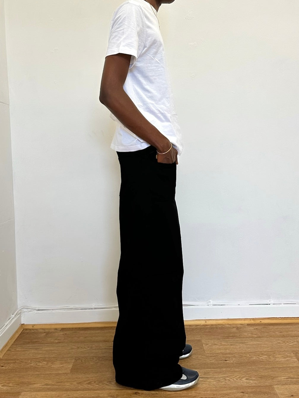 skater jean - black denim