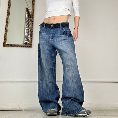 vintage baggy wide leg jeans