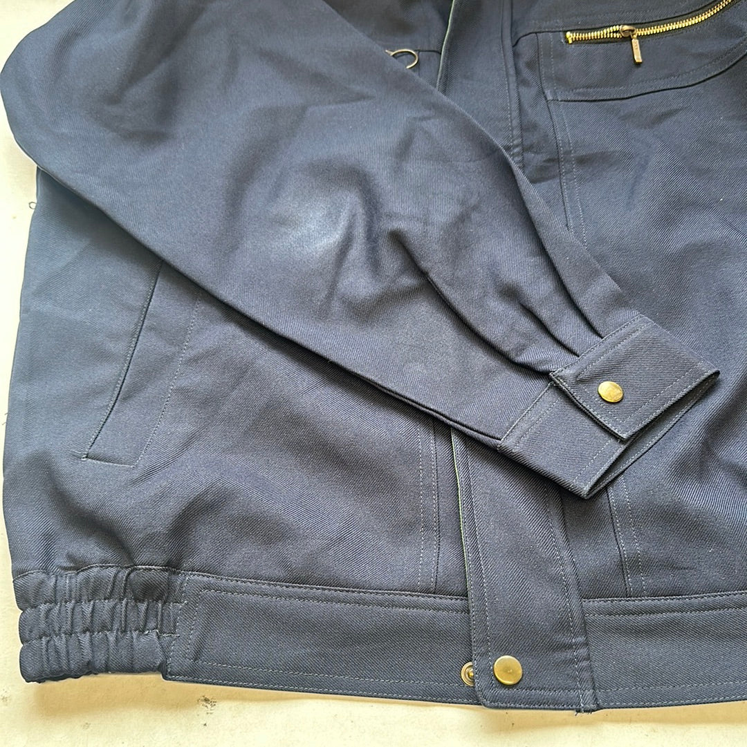 lightweight navy utility jacket