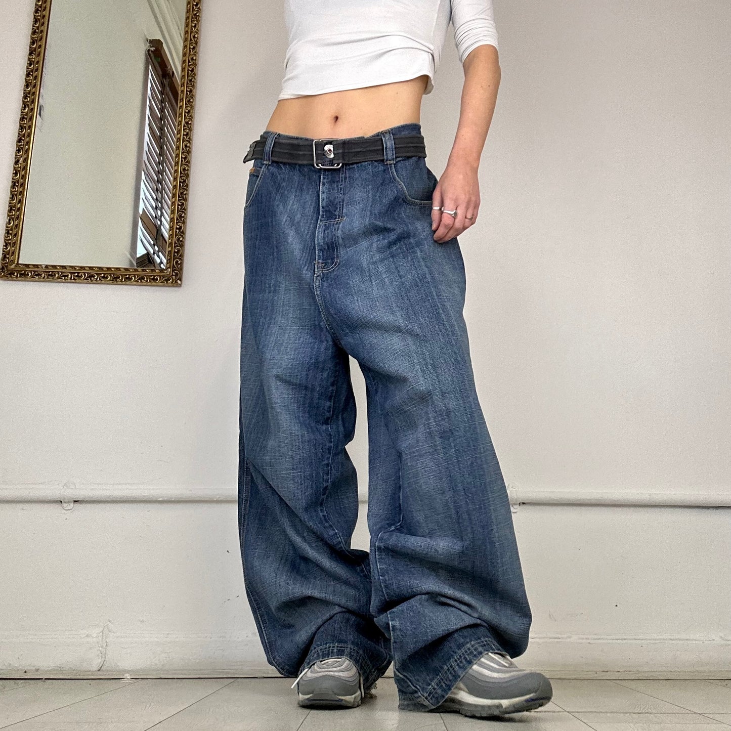 vintage baggy jeans by bare fox