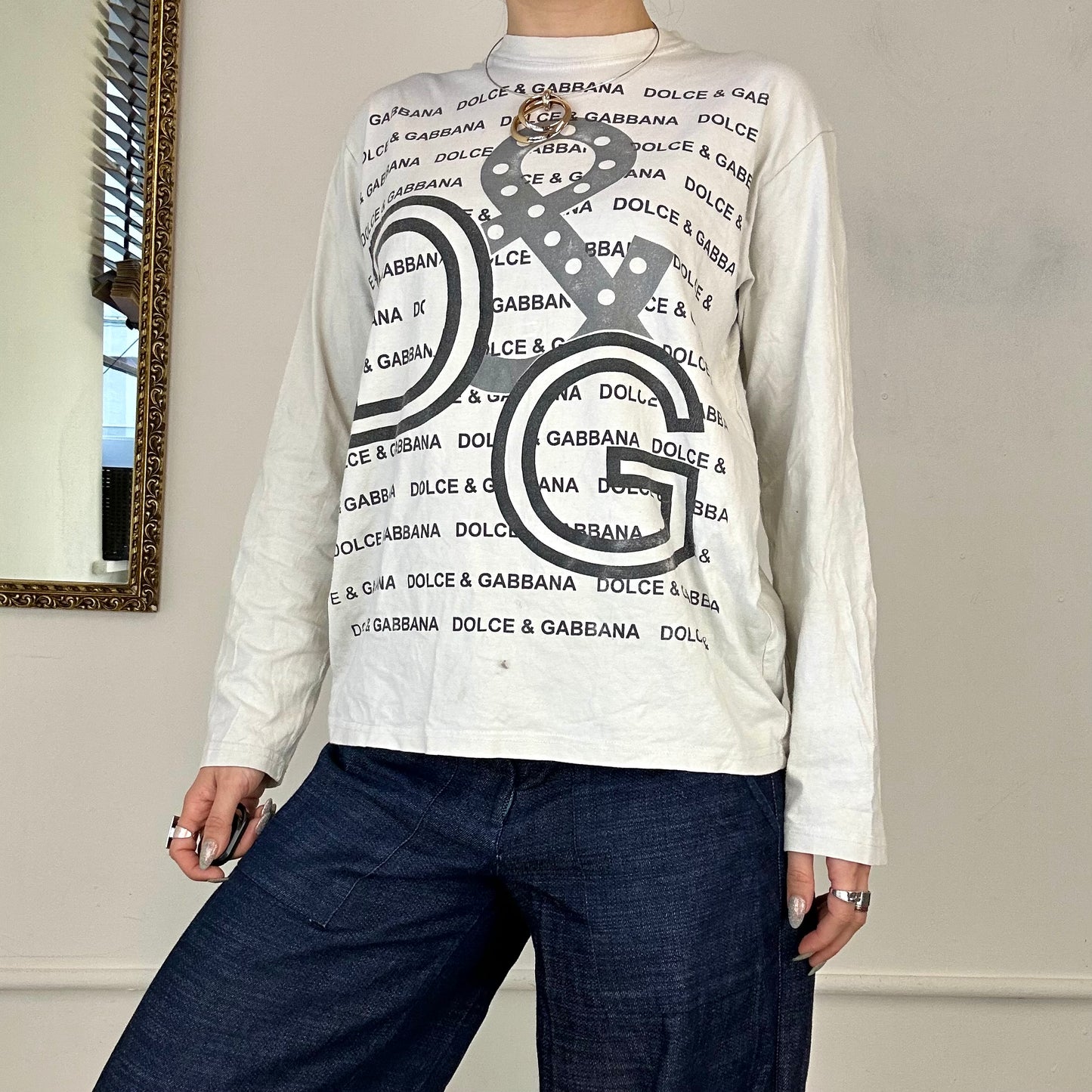 vintage dolce and gabbana long sleeve top