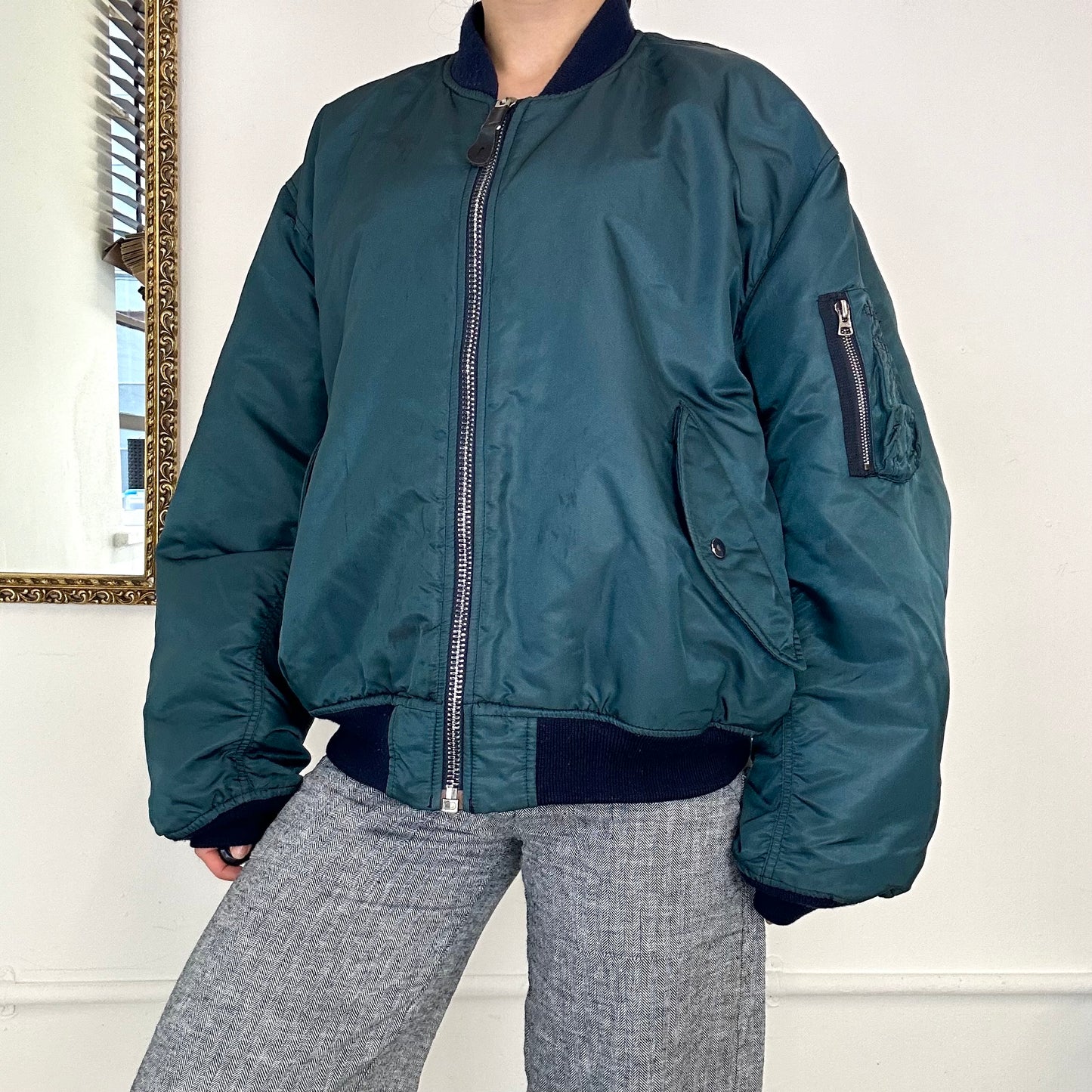 90's alpha bomber jacket