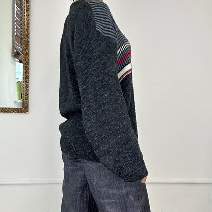 vintage wool puma knit jumper