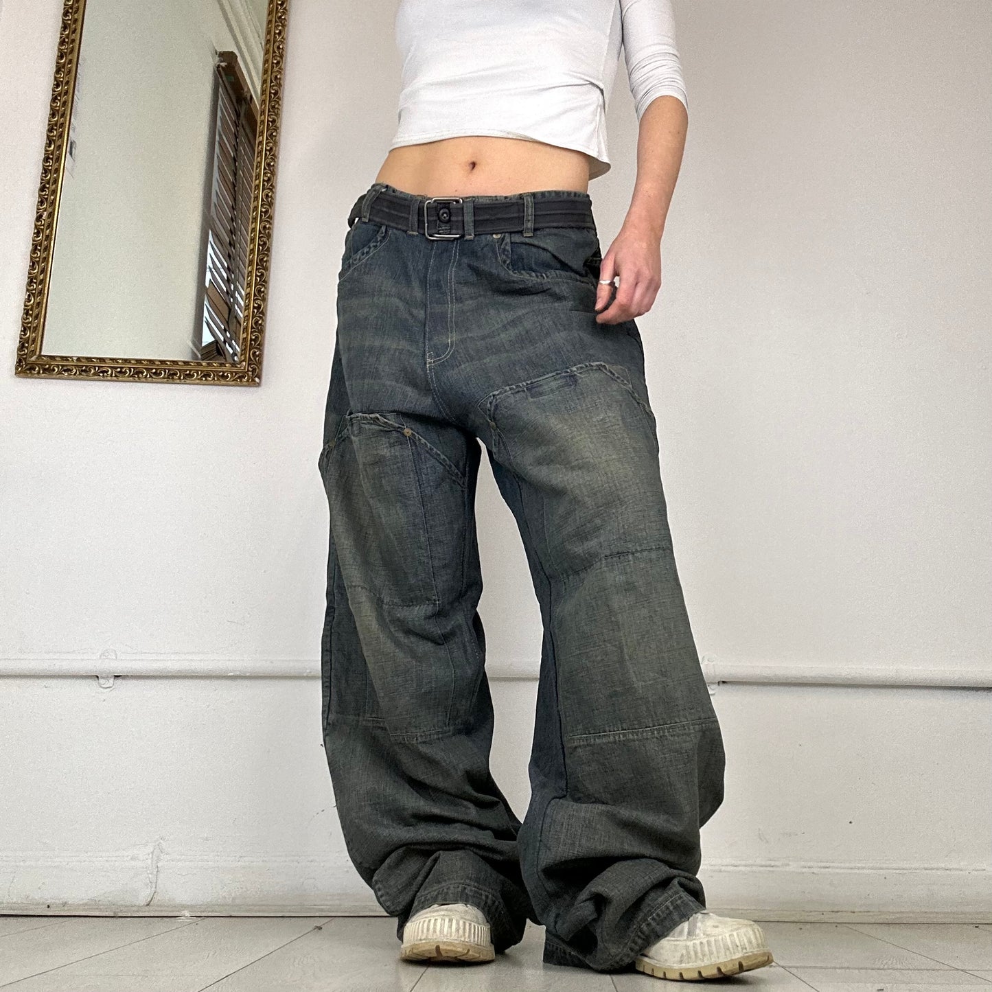 90's super baggy jeans by sean john