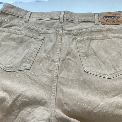 90's baggy beige jeans