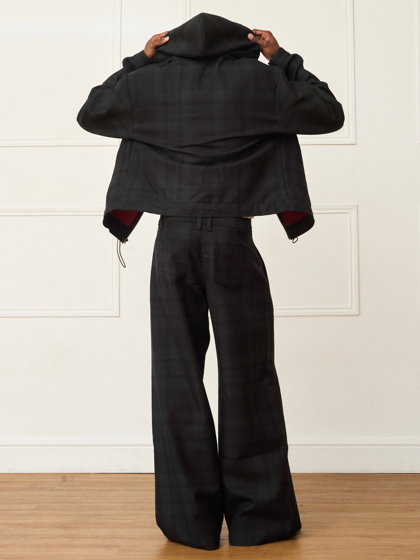 jamie jacket - black wool