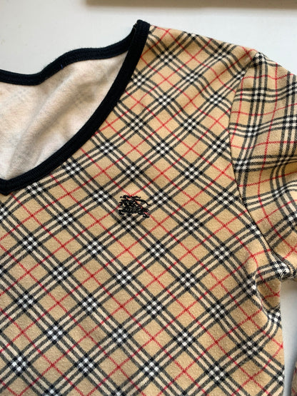 Burberry 3/4 length sleeved top