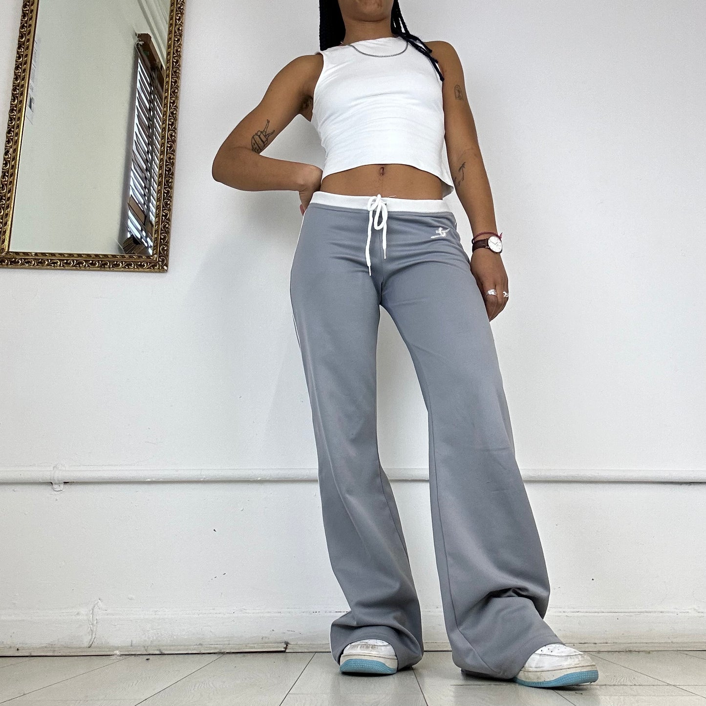 00's pimkie grey tracksuit bottoms