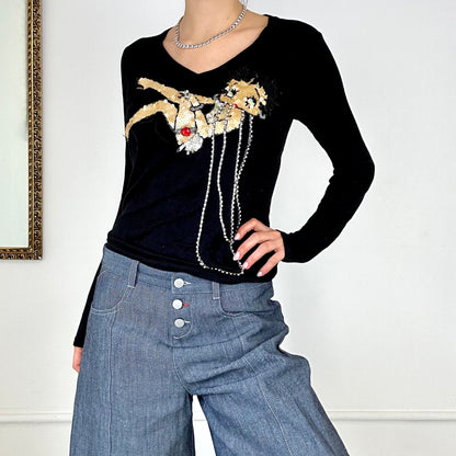 betty boop long sleeved top