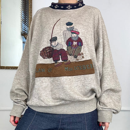 vintage iceberg knitted jumper