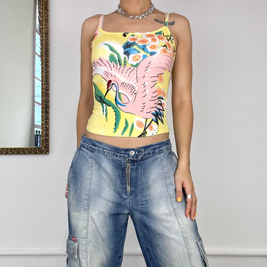 2000s graphic vest top