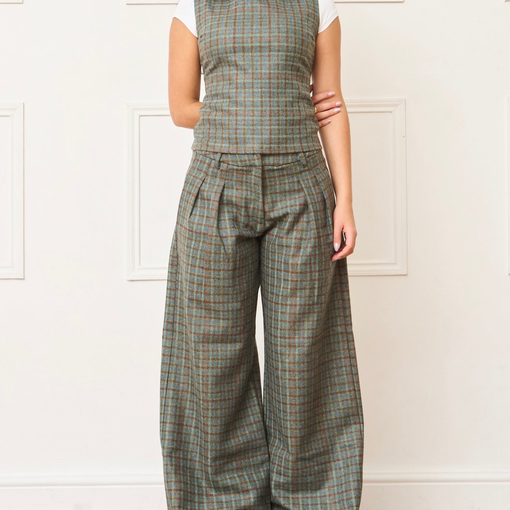 parker trouser - cedar wool