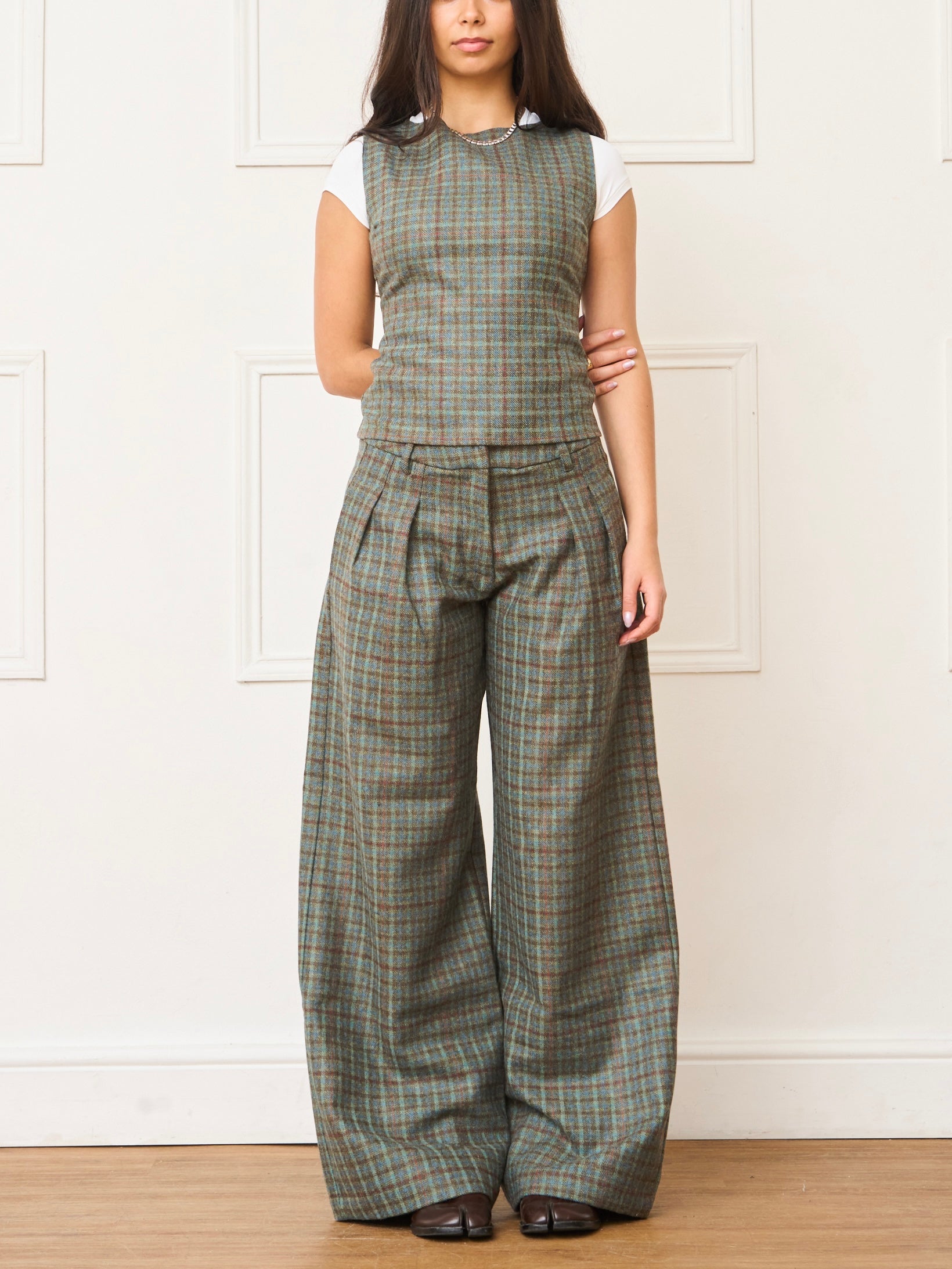 parker trouser - cedar wool