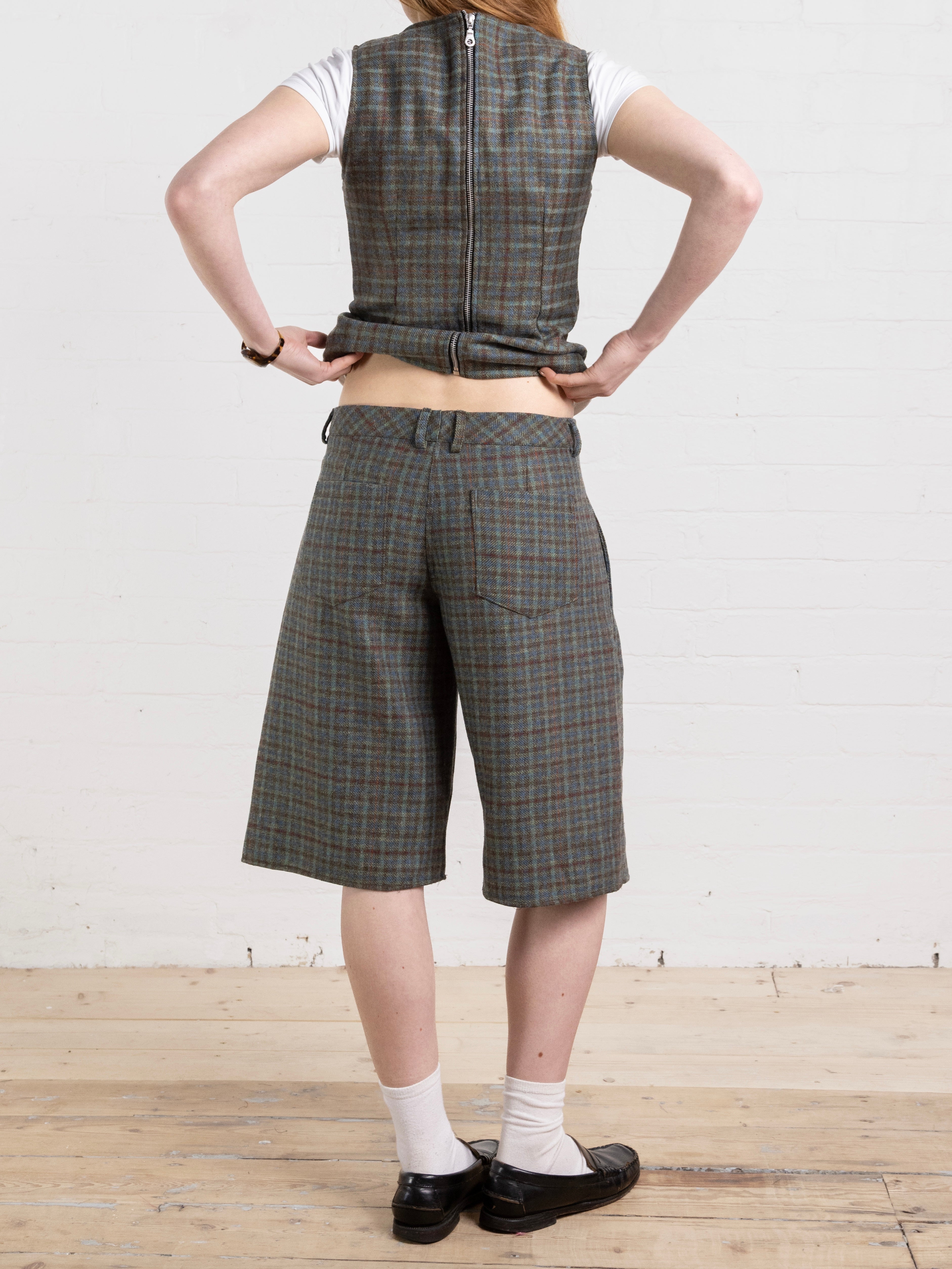 parker short - cedar wool