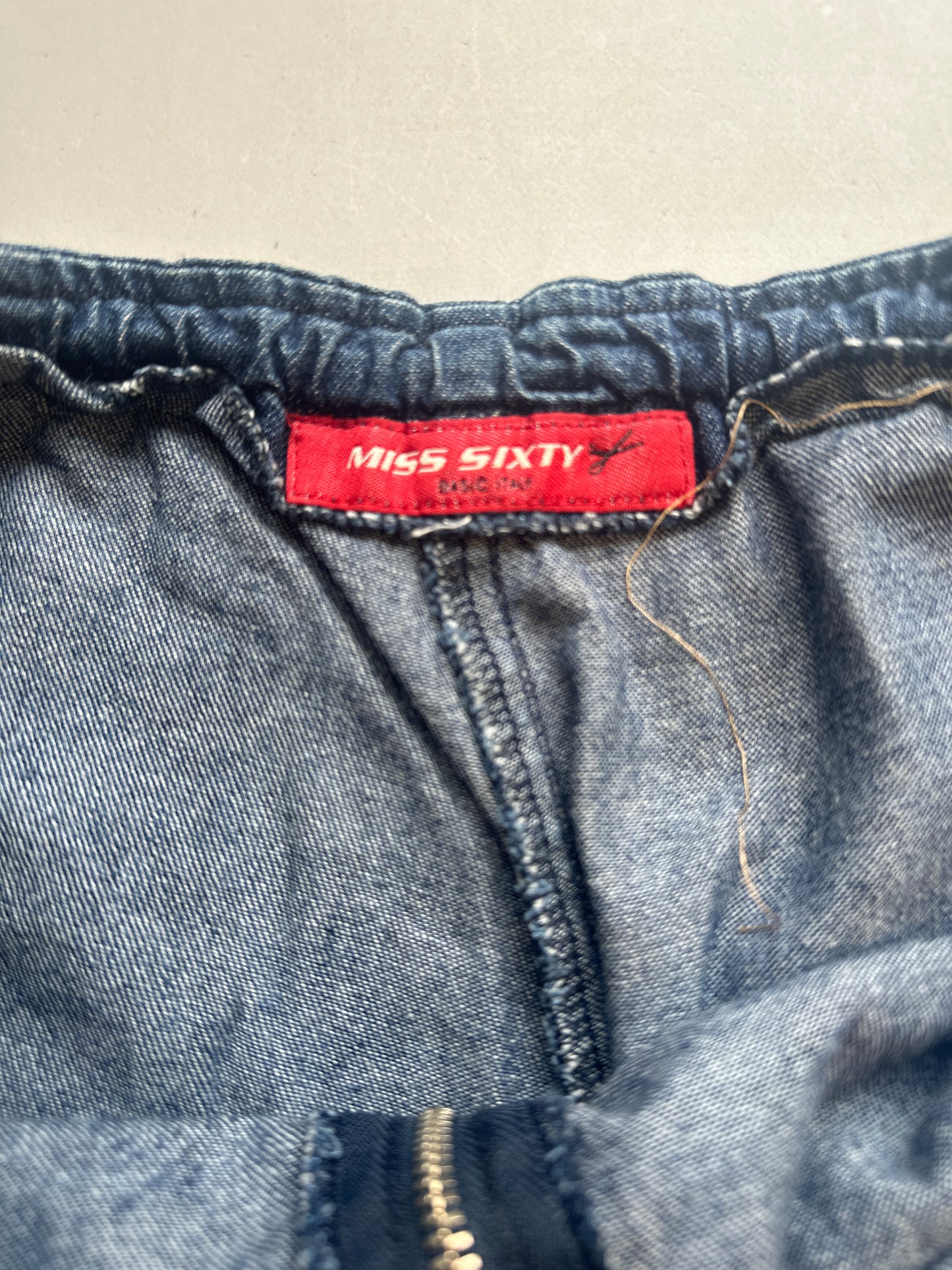 miss sixty dark wash denim trousers