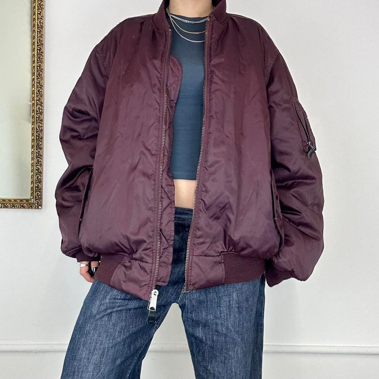 vintage alpha bomber jacket