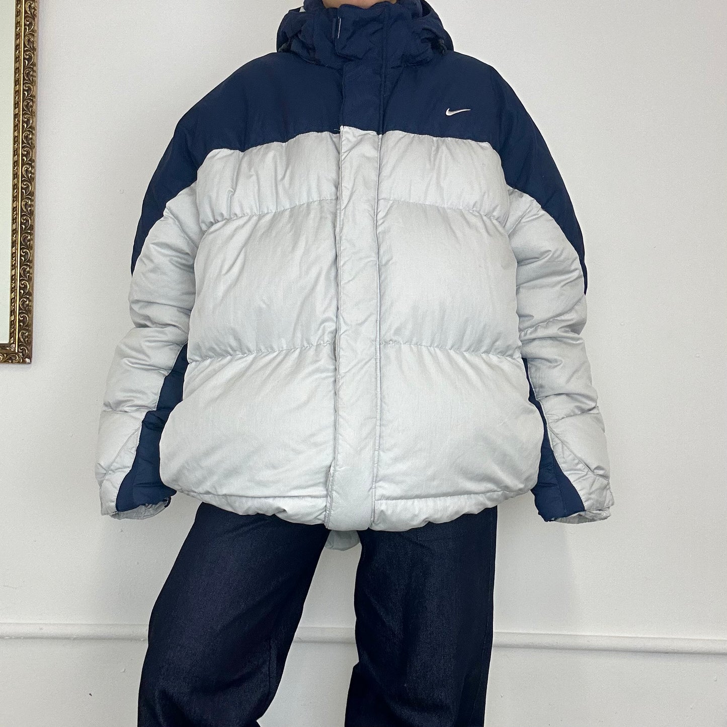 vintage nike puffer coat