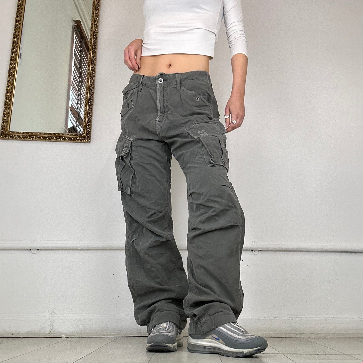 baggy cargo trousers by g-star