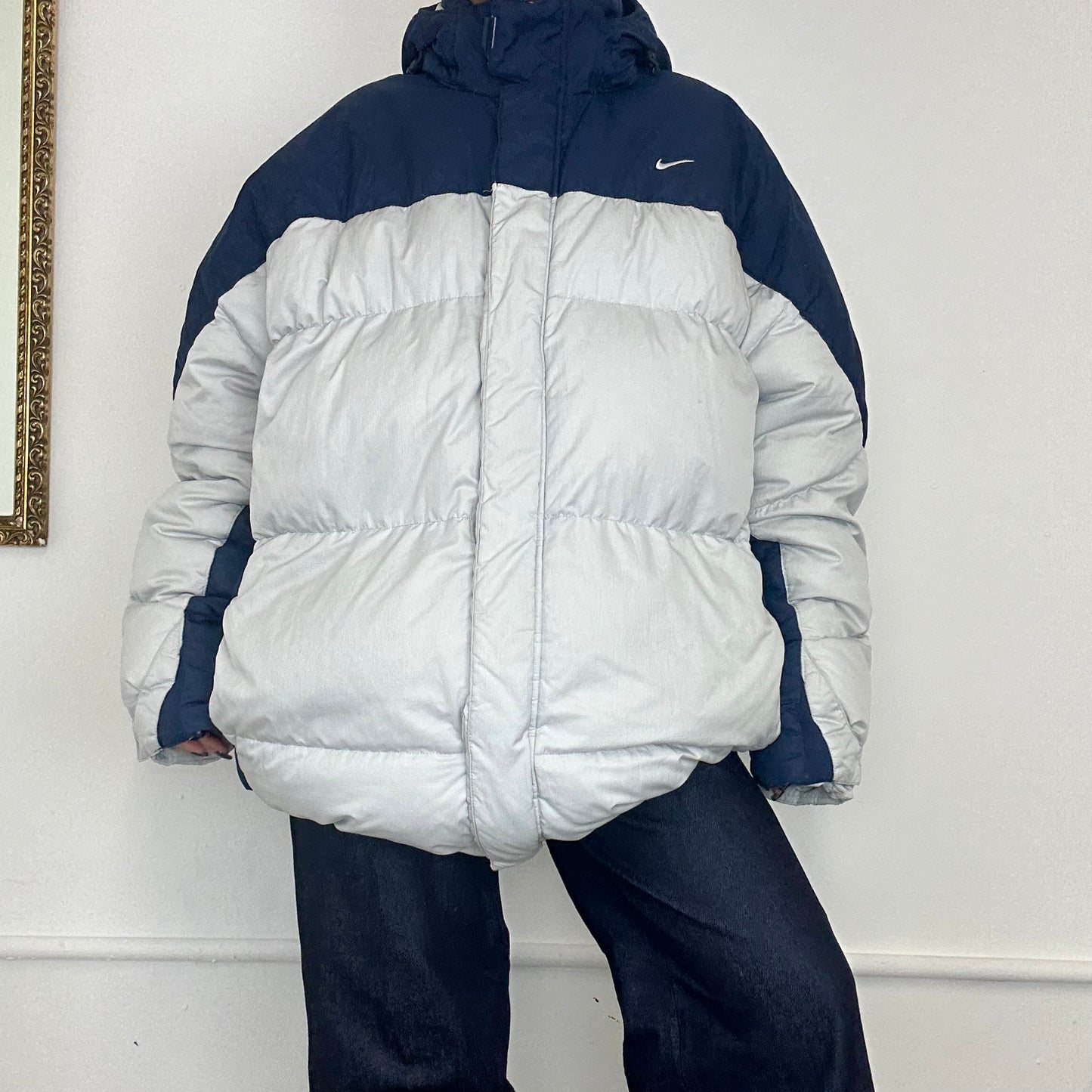 vintage nike puffer coat