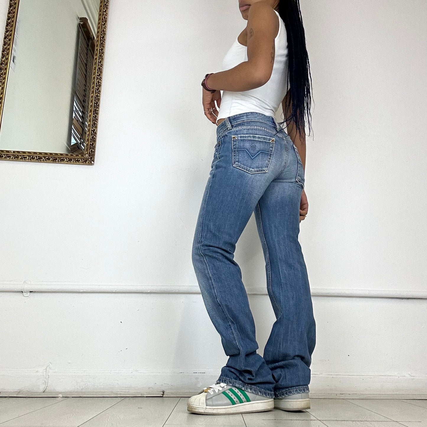 diesel 00’s flared jeans