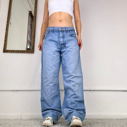 baggy wide leg jeans by dolce & gabbana