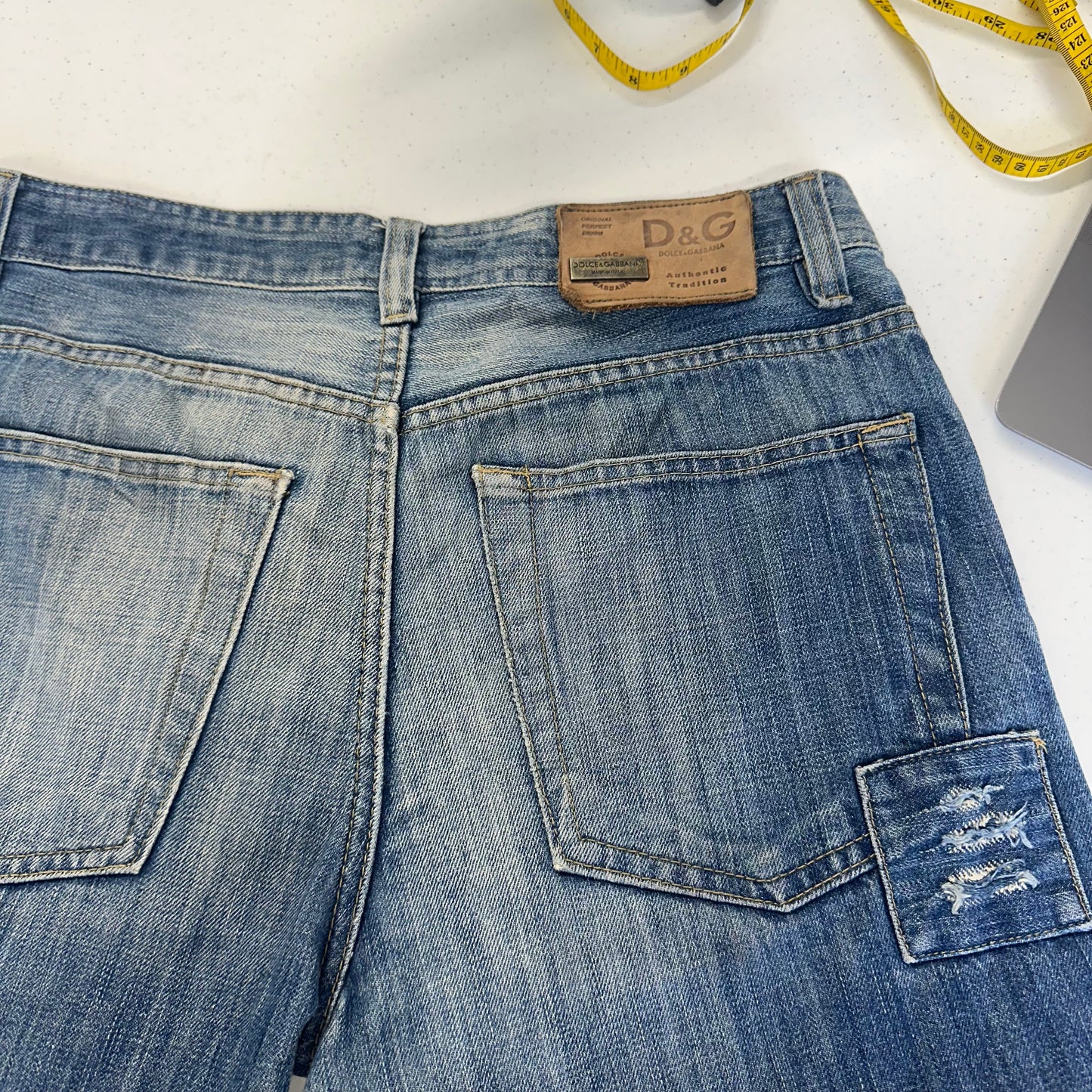 vintage dolce & gabbana baggy jeans