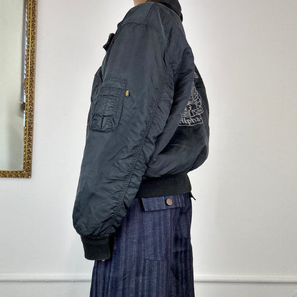 vintage alpha bomber jacket