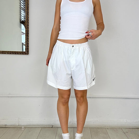 90's white nike baggy shorts