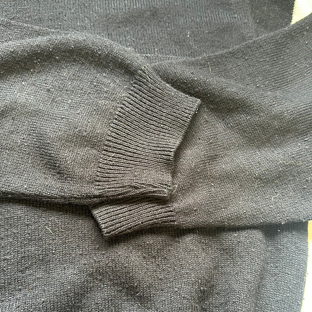 vintage black diesel knit jumper