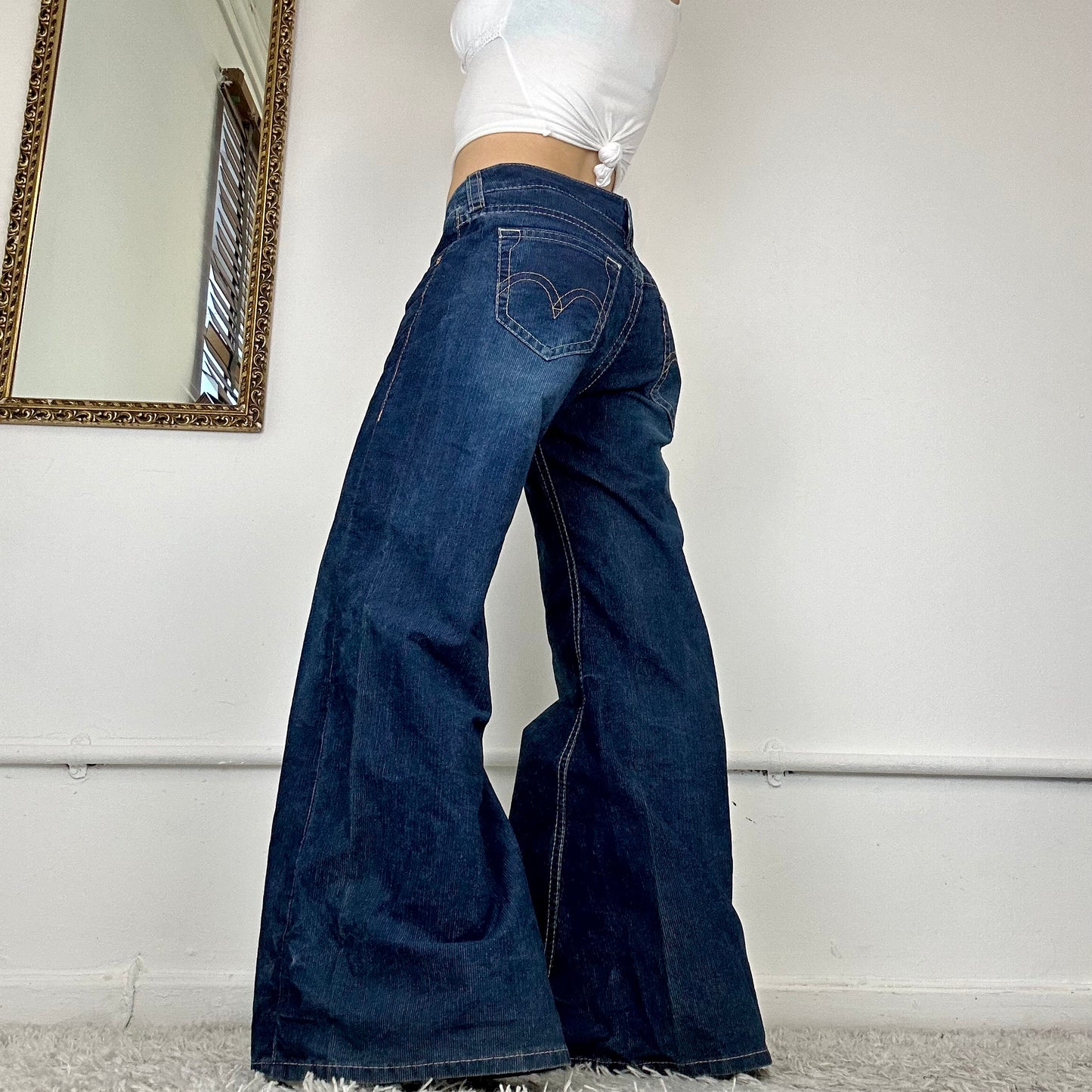 corduroy wide leg Levi’s jeans