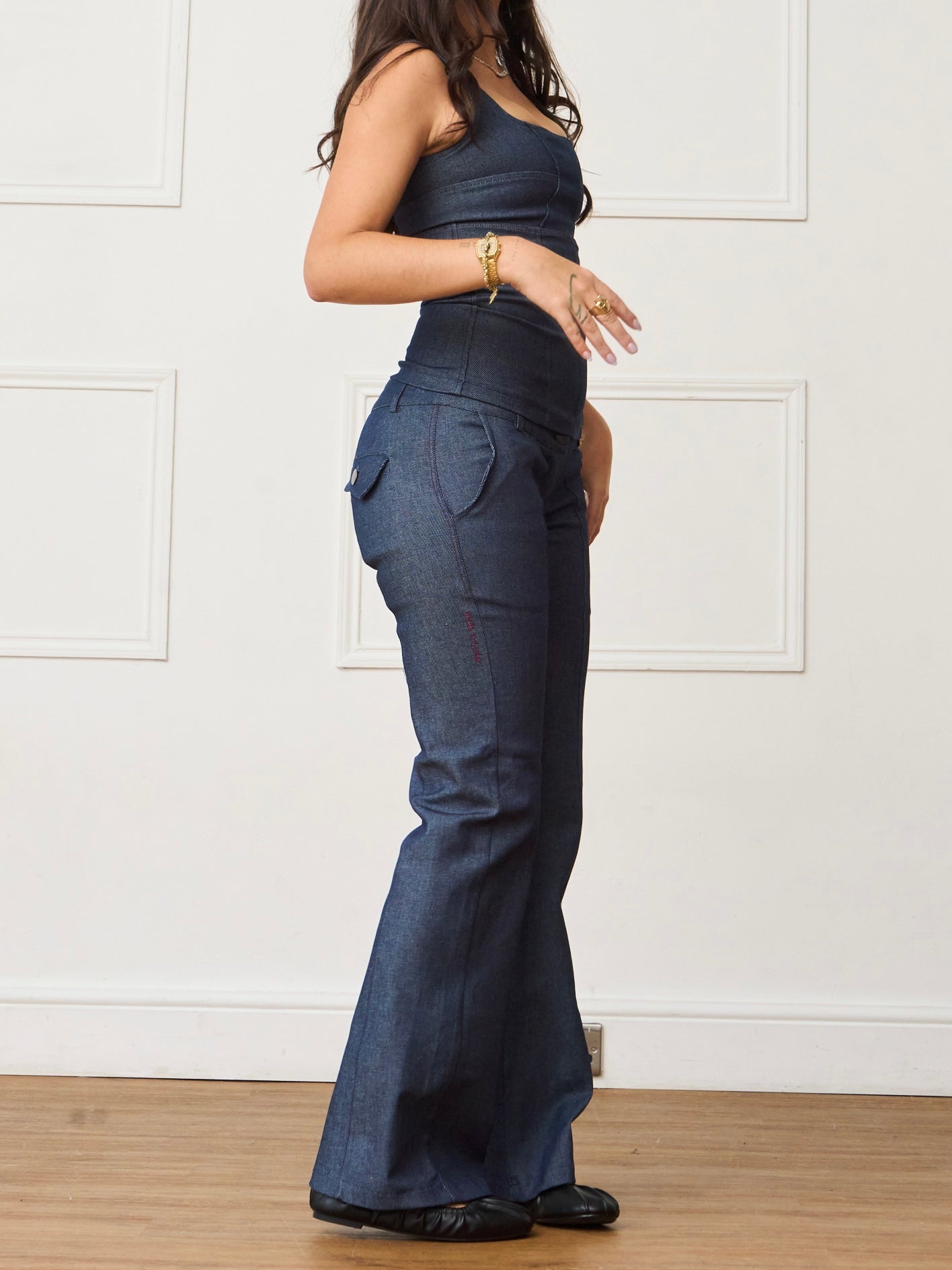 frankie jean - navy denim