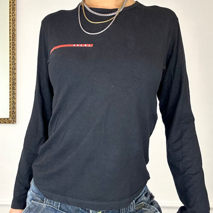 vintage prada long sleeved top