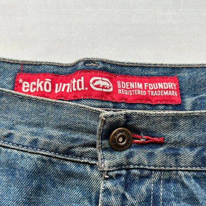 90's washed baggy jeans by ecko unltd